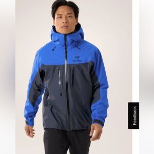 Arcteryx Blue Shell Jacket Men’s - size L, rarely worn